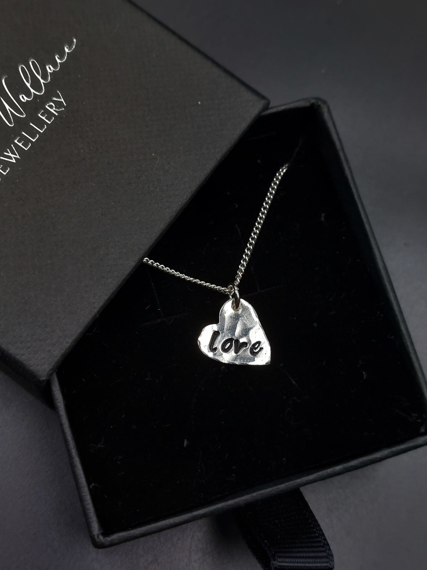 'Love' Heart Shaped Pendant