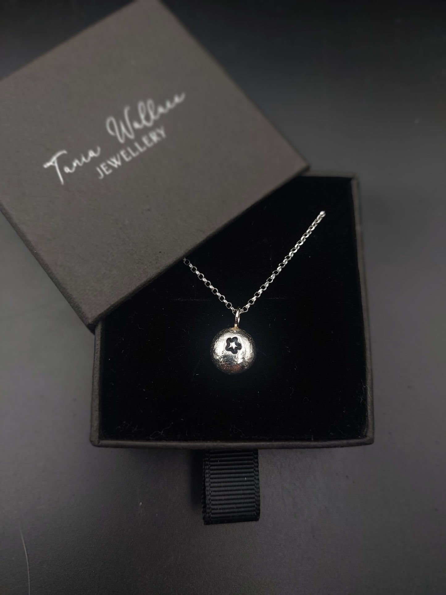 Molten Silver Star Pendant