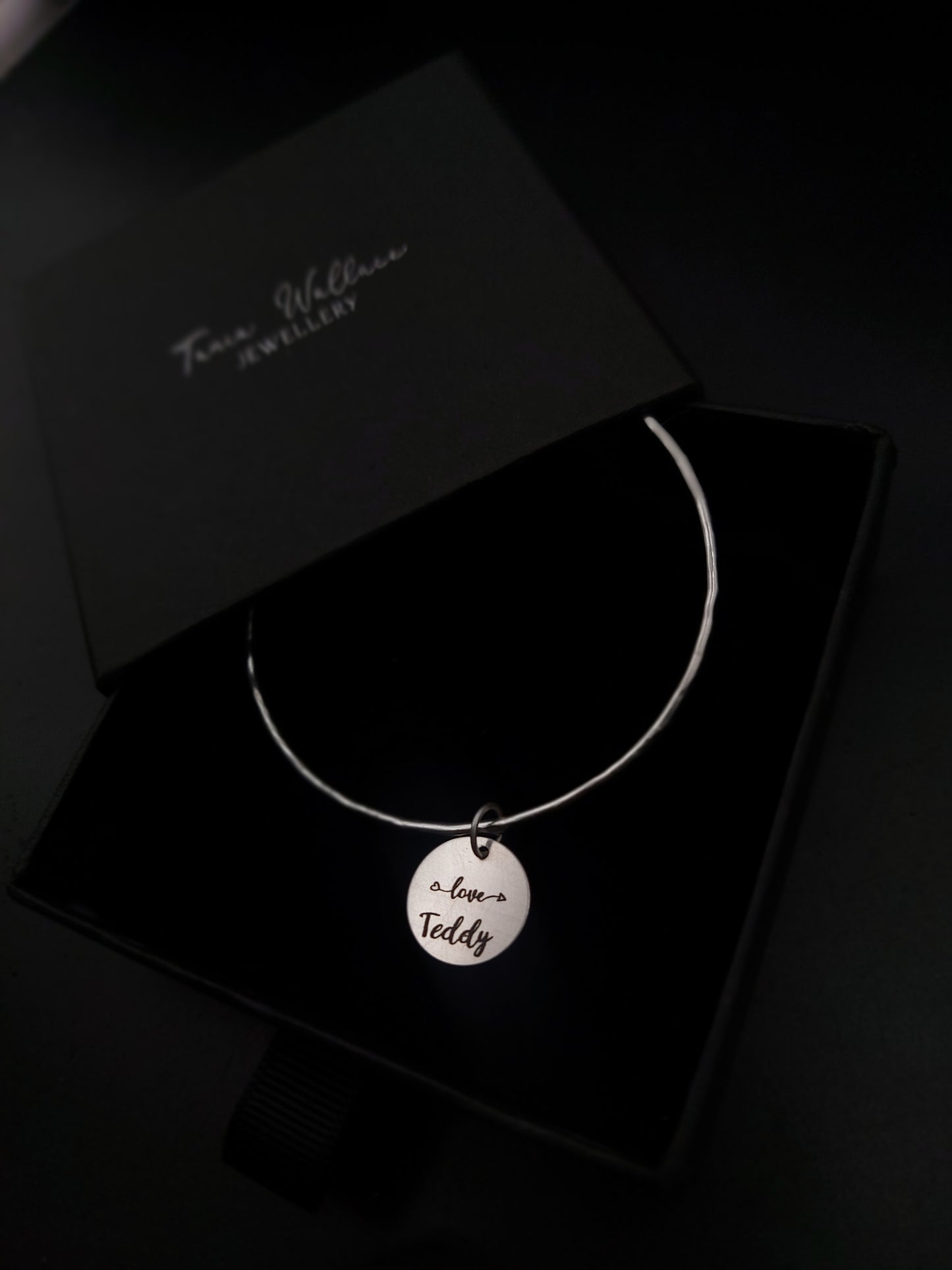 Personalised Sterling Silver Bangle
