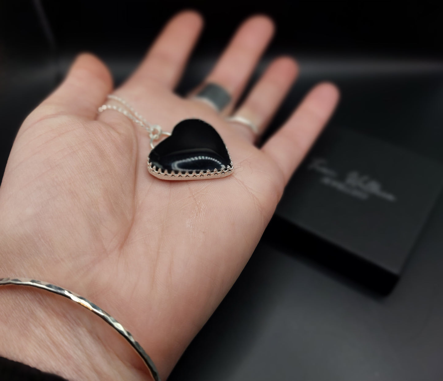 Pool Ball Heart Pendant