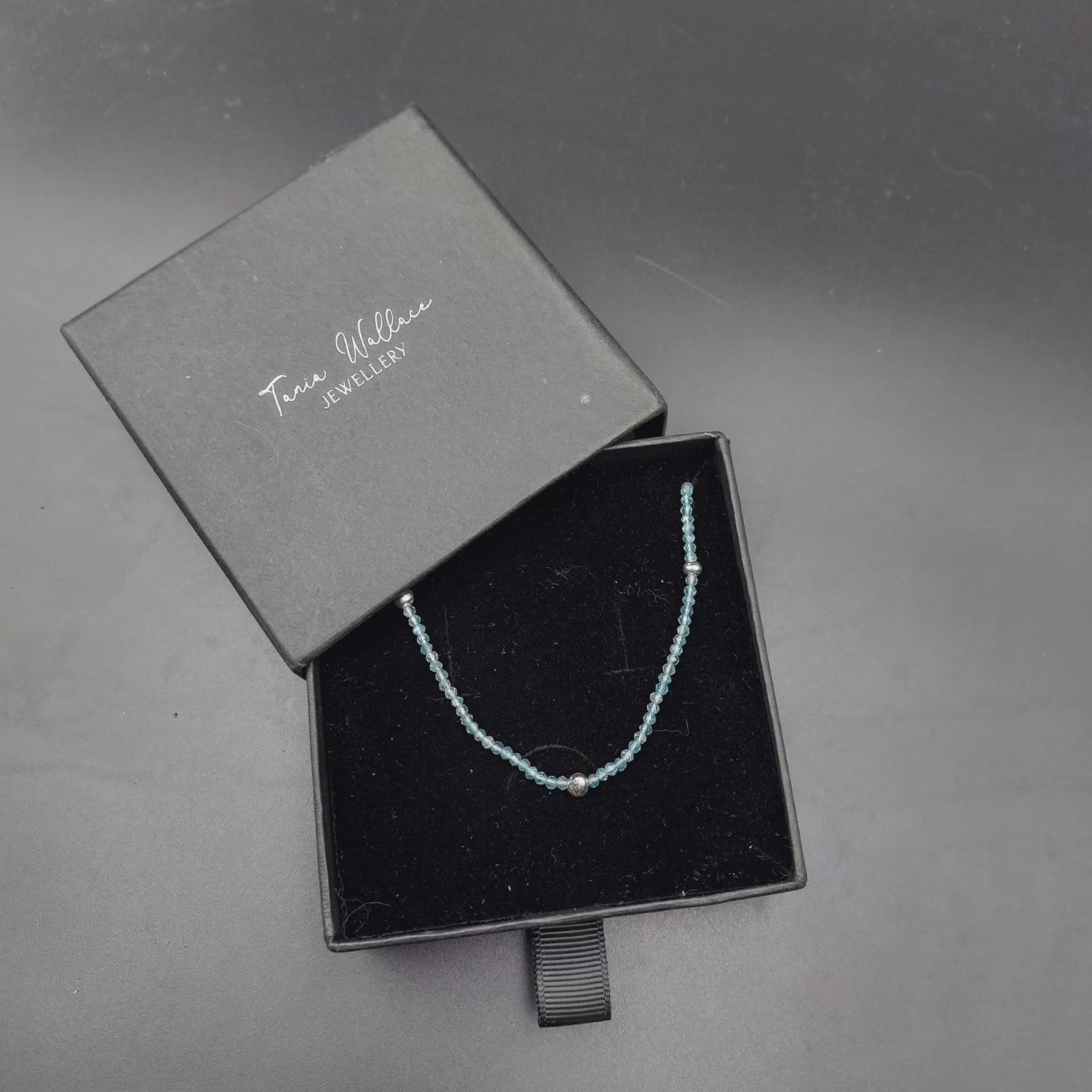 Apetite and Silver Beaded Necklace