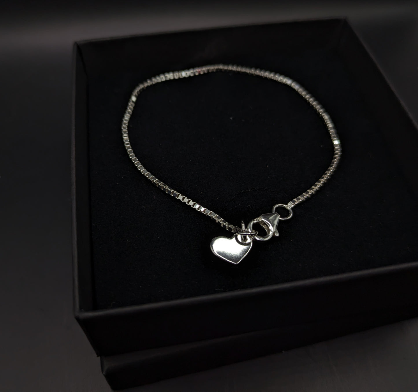 Silver Heart Bracelet