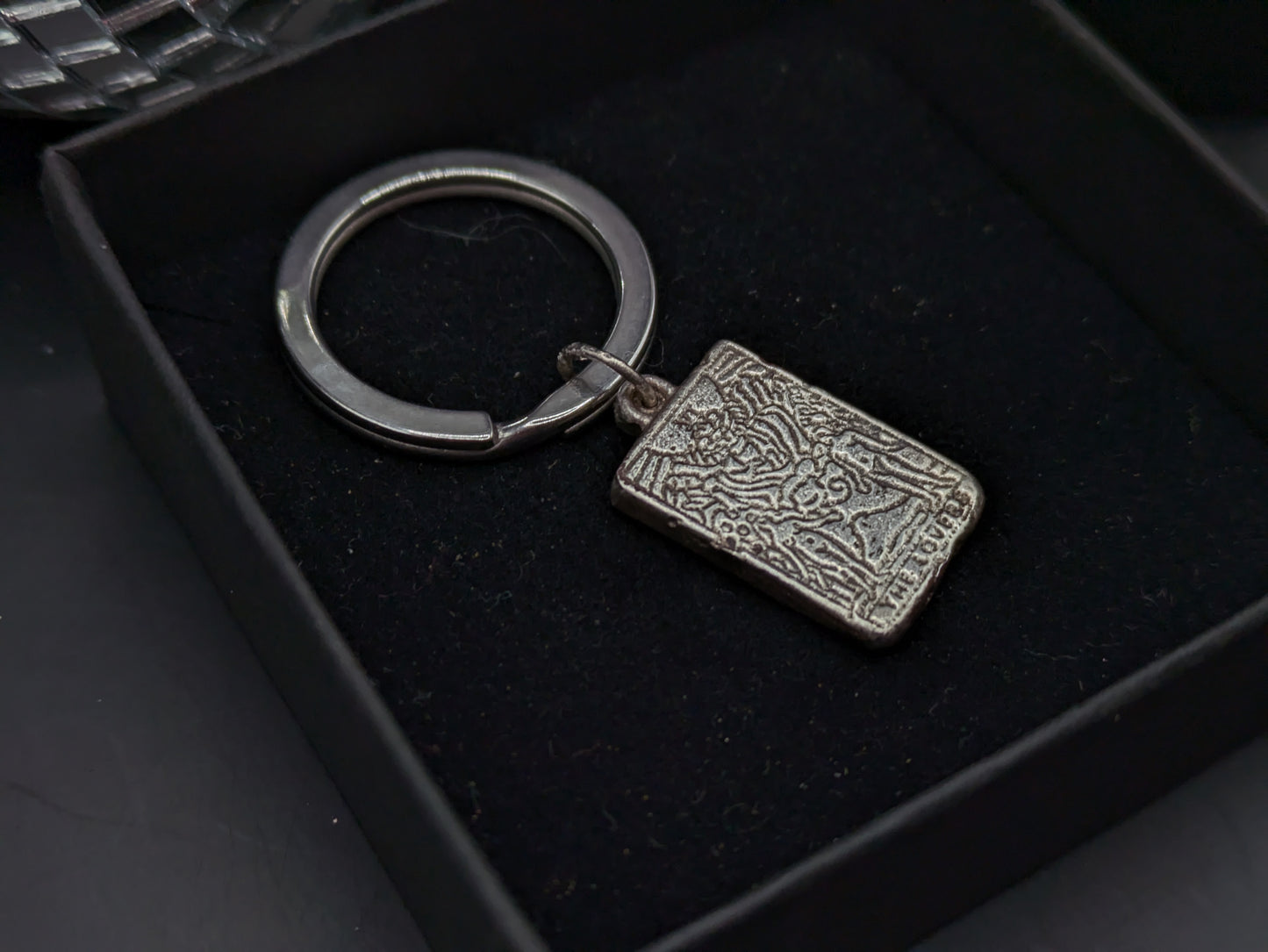 The Lovers Tarot Card Keyring