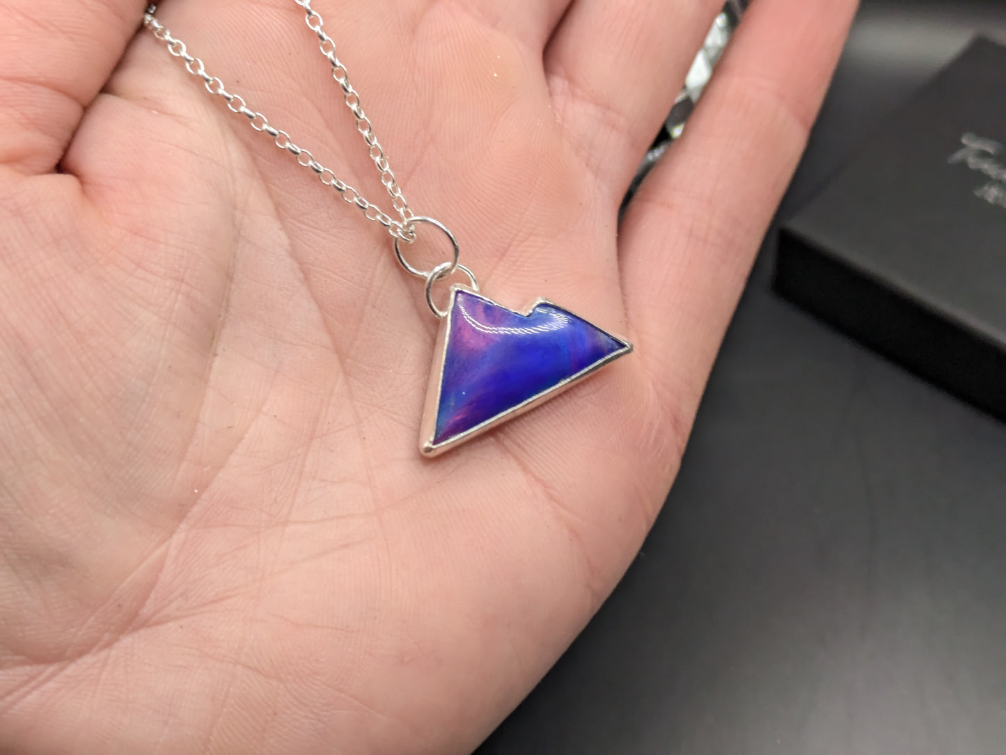 Aurora Opal Mountain Pendant