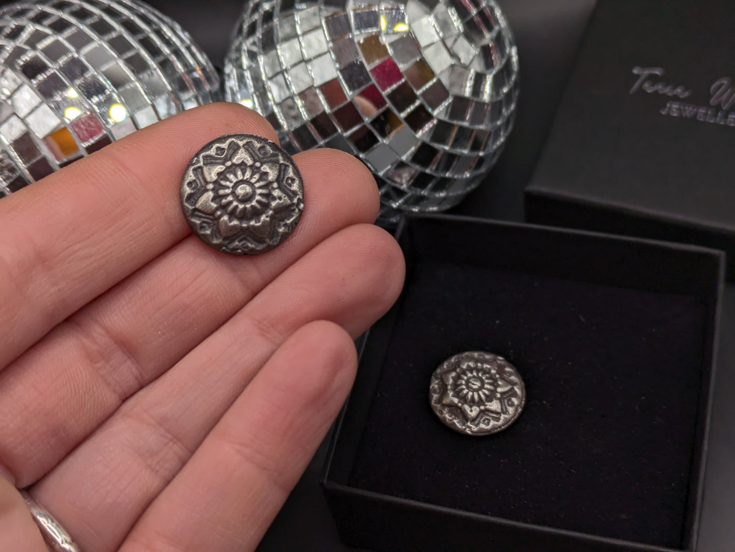 Rustic Button Studs