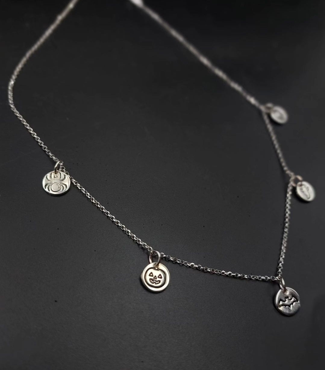 Multi Drop Halloween Necklace