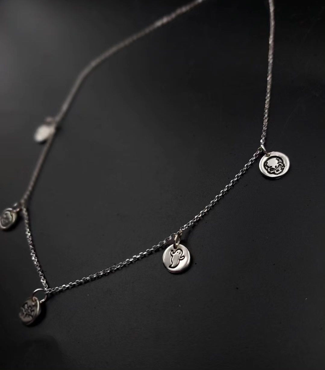 Multi Drop Halloween Necklace