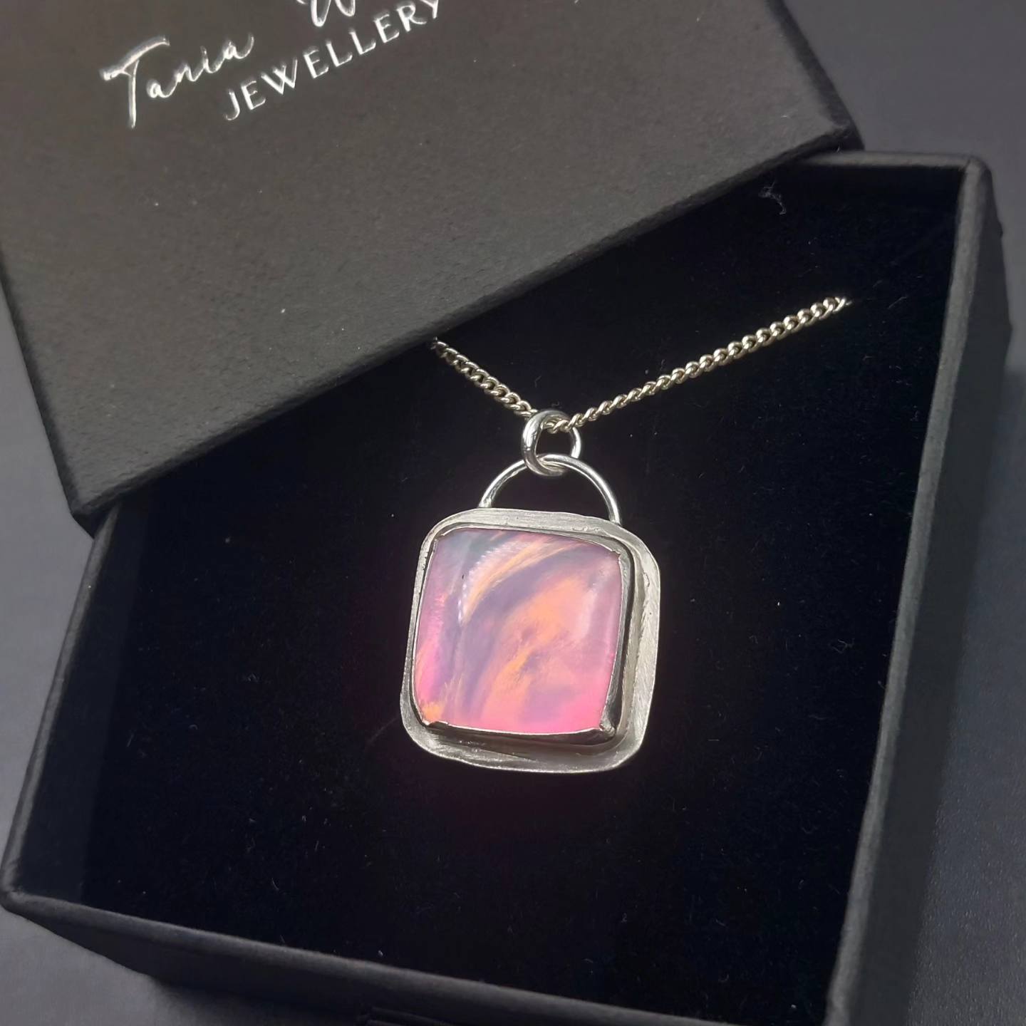 Pastel Synthetic Opal Pendant