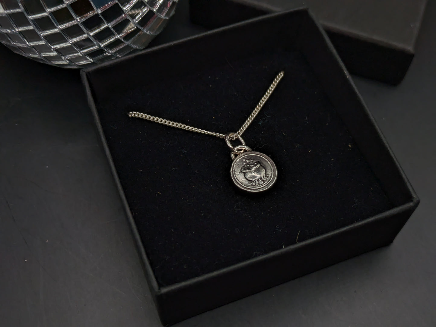 Bubbling Cauldron Pendant on Chain