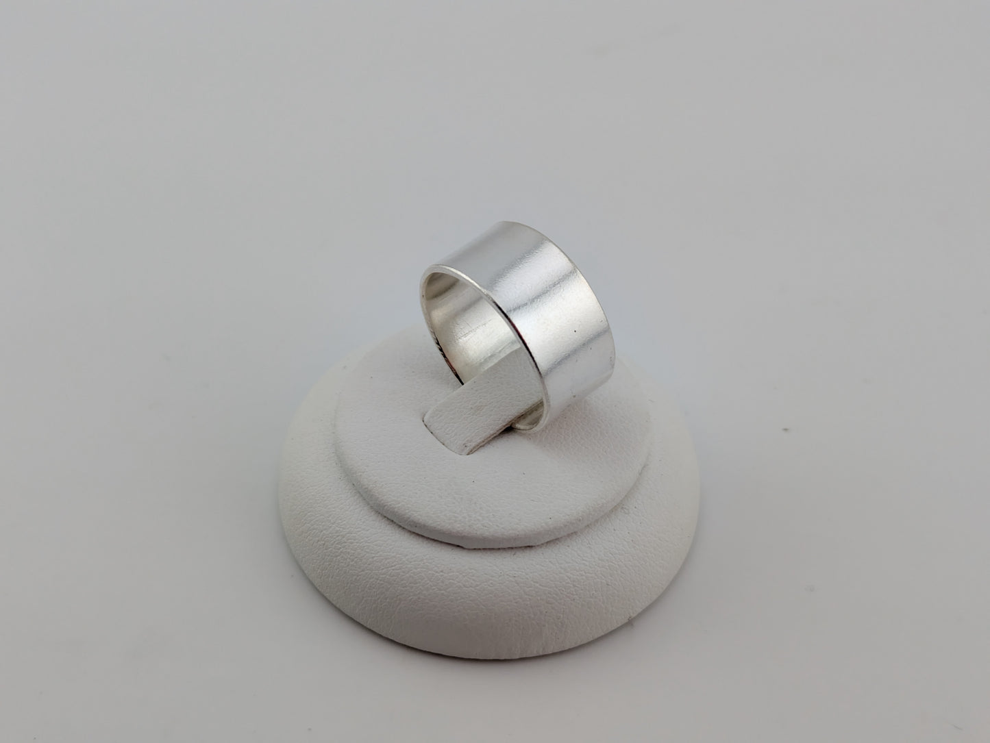 Wide Band Sterling Silver Ring