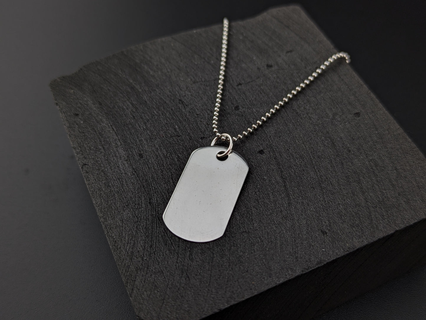 Sterling Silver Dog Tag