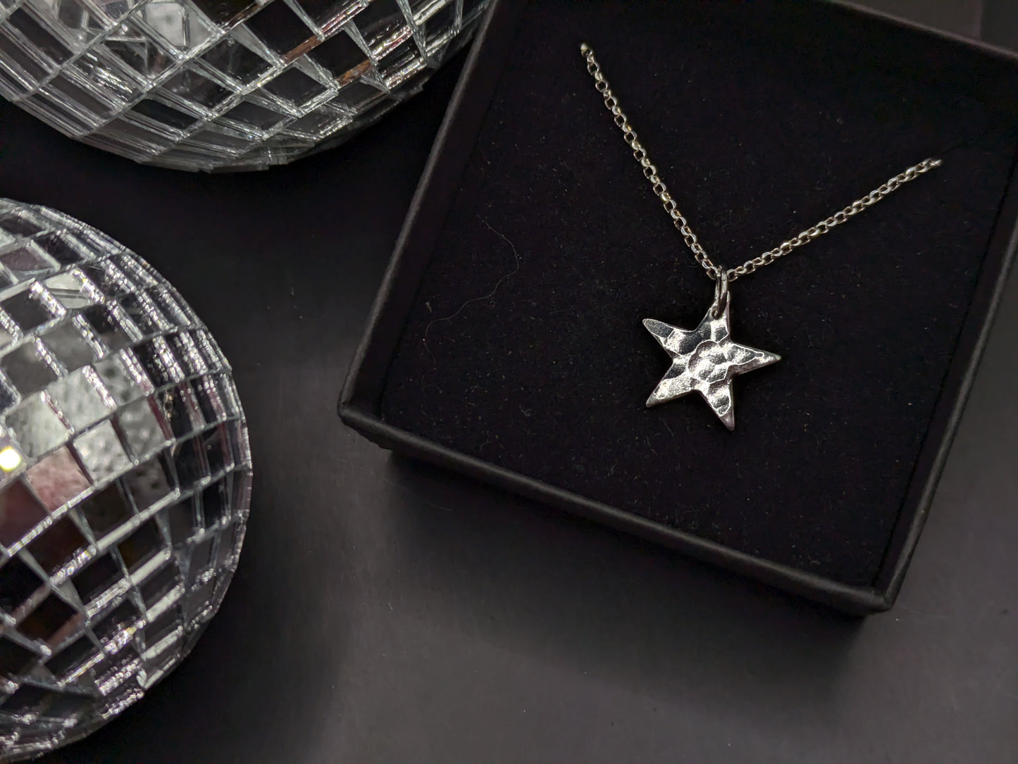 Hammered Star Necklace