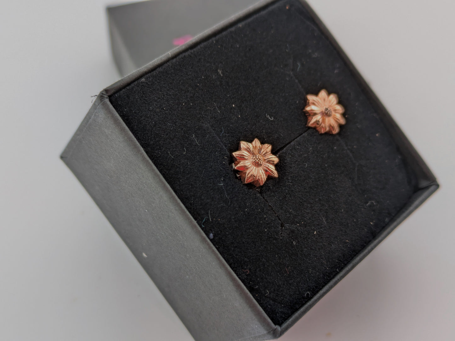 Copper Daisy Studs