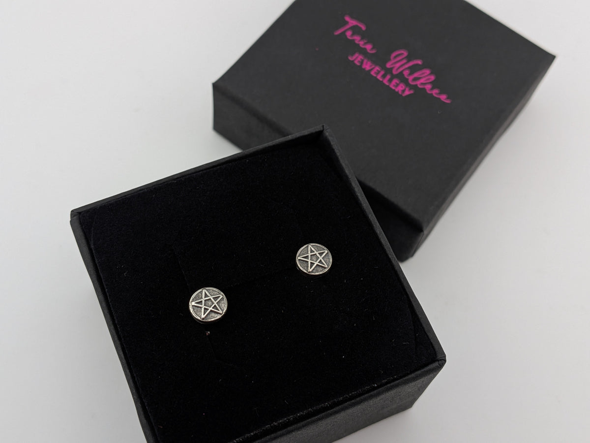 Mini Pentagram Studs