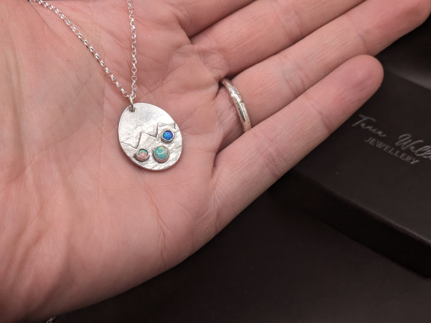 Easter Egg Opal Pendant