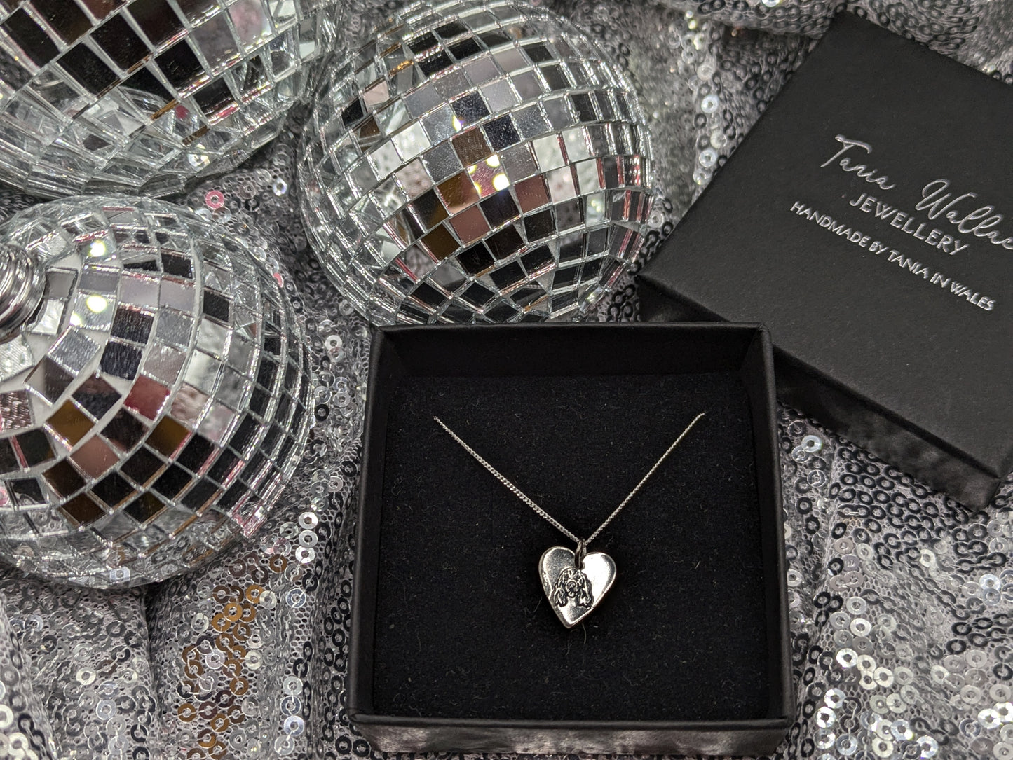 Spaniel Heart Pendant