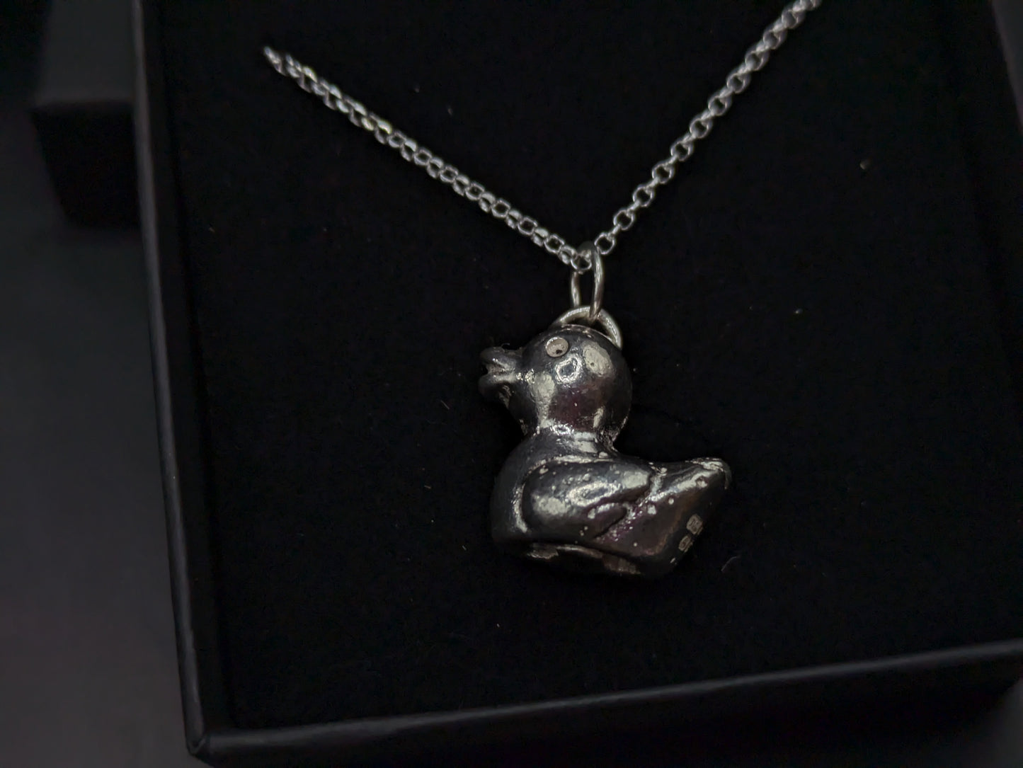 Sand Cast 3D Duck Pendant