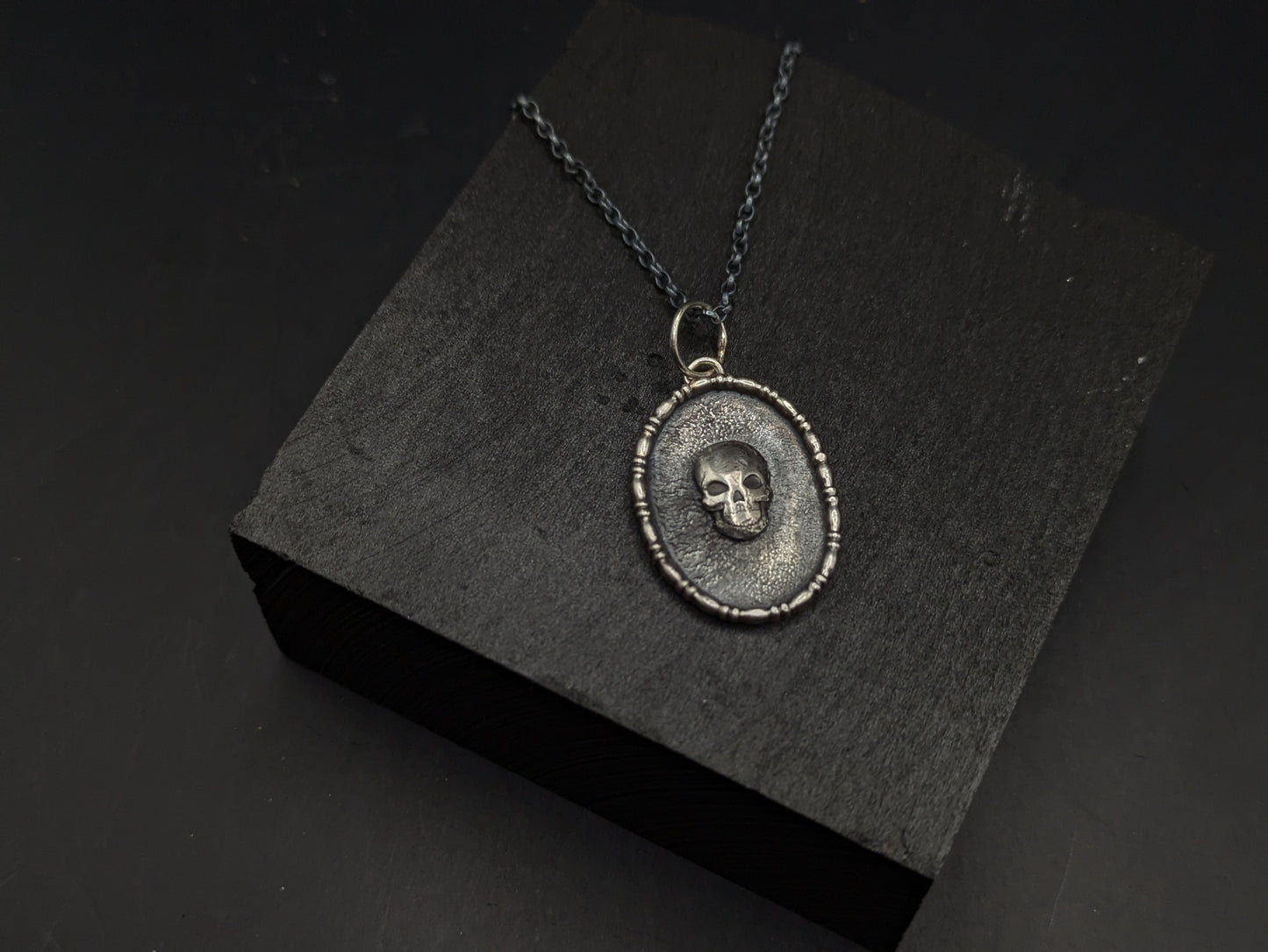 Framed Skull Pendant