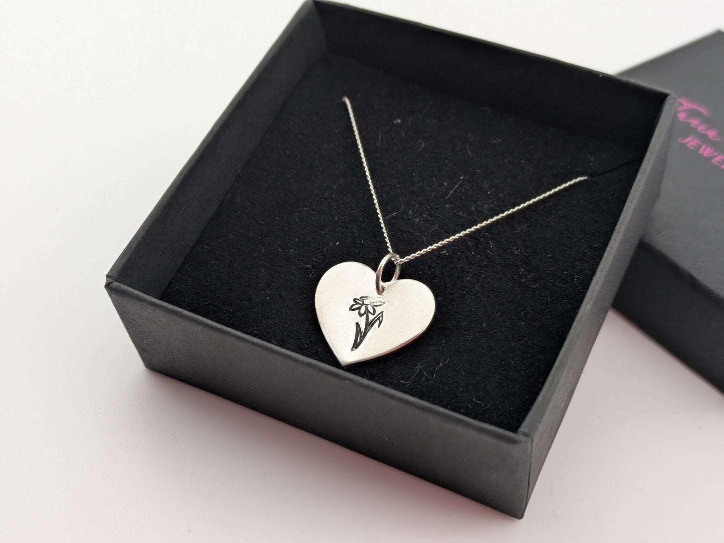 Daffodil Heart Pendant