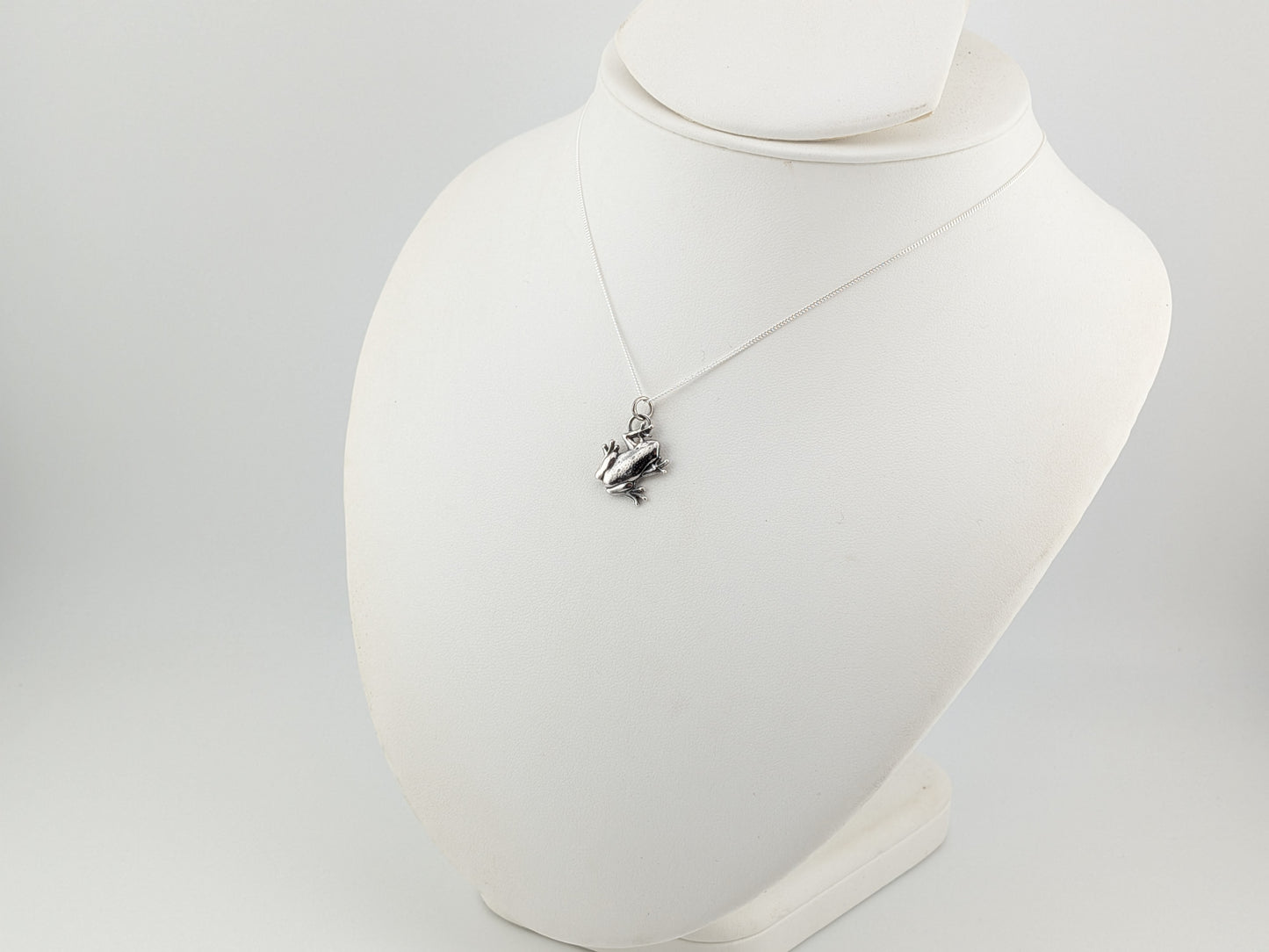 Sterling Silver Frog Pendant