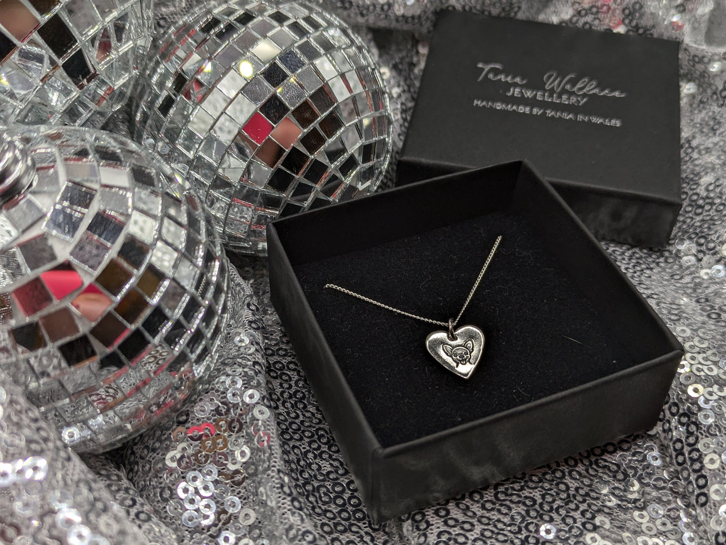 Chihuahua Heart Pendant