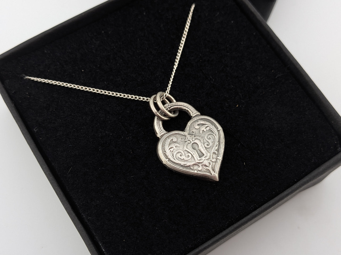 Heart Shaped Padlock Pendant