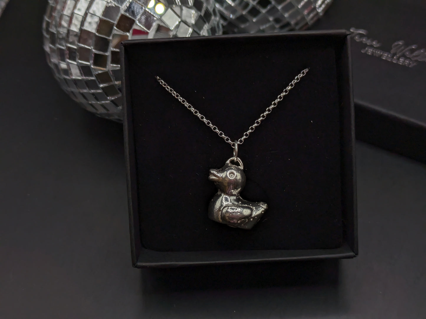 Sand Cast 3D Duck Pendant