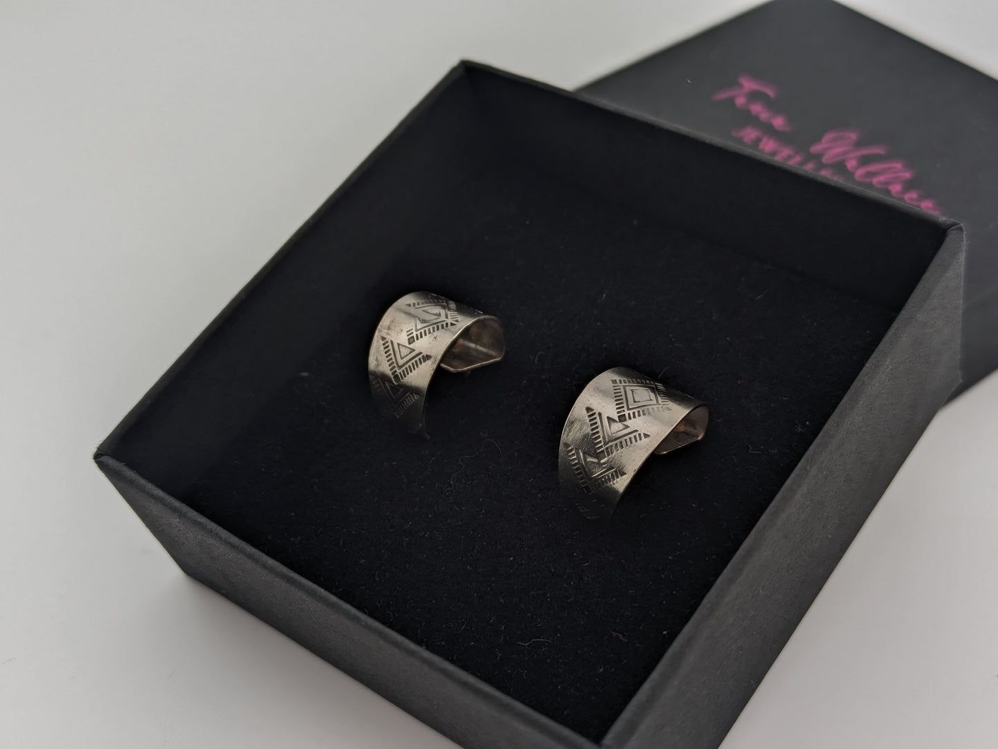 Sterling Silver Boho Hoops