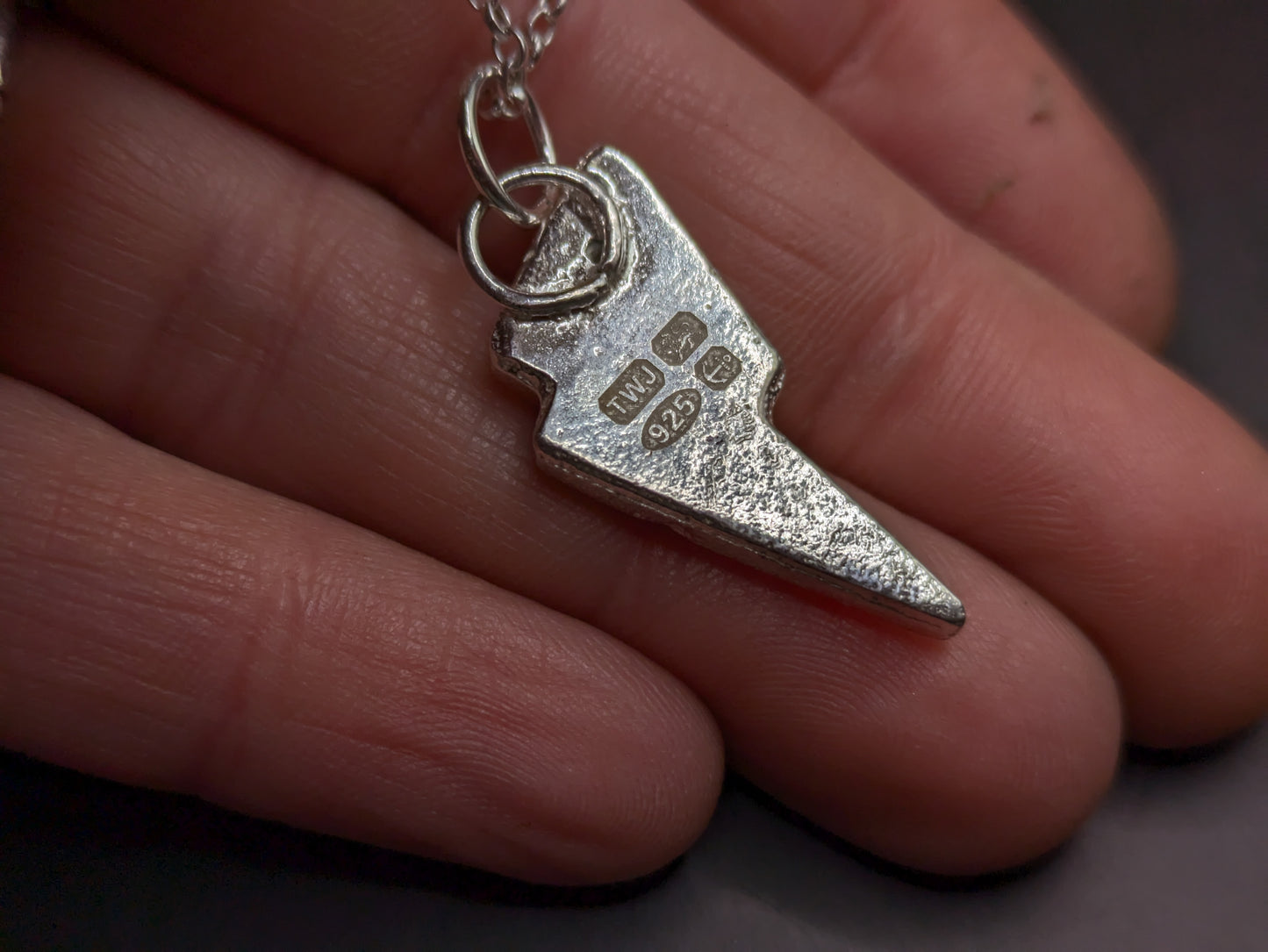 Sand Cast Bolt Pendant