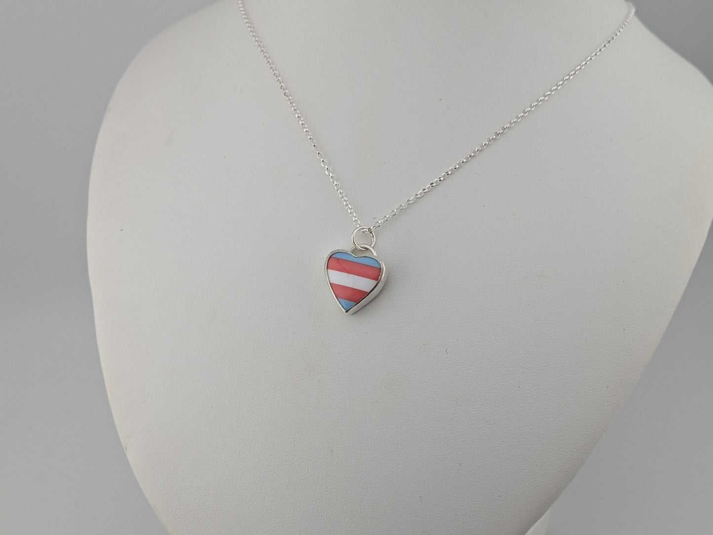 Trans Heart Pendant