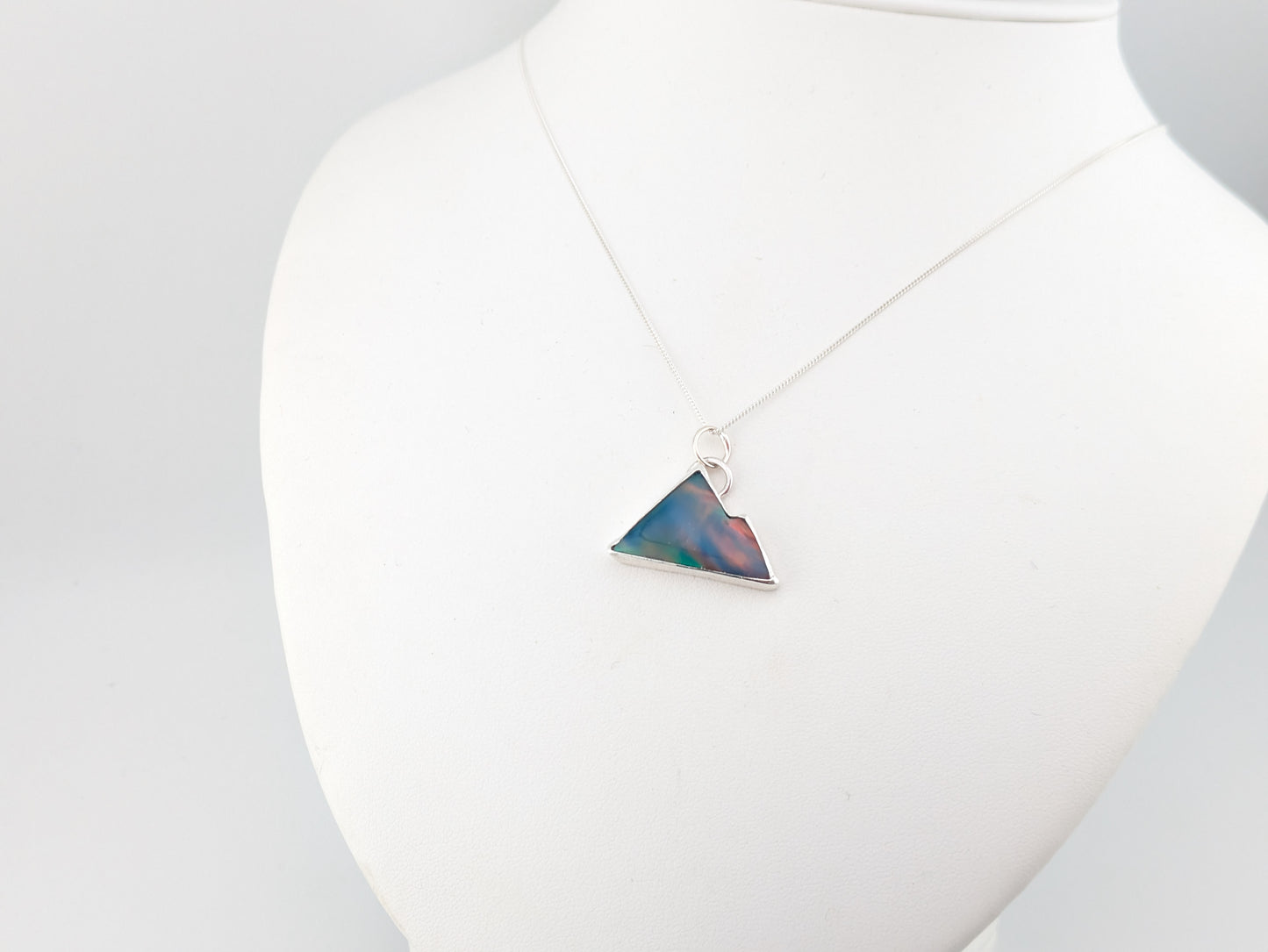 Aurora Opal Mountain Pendant
