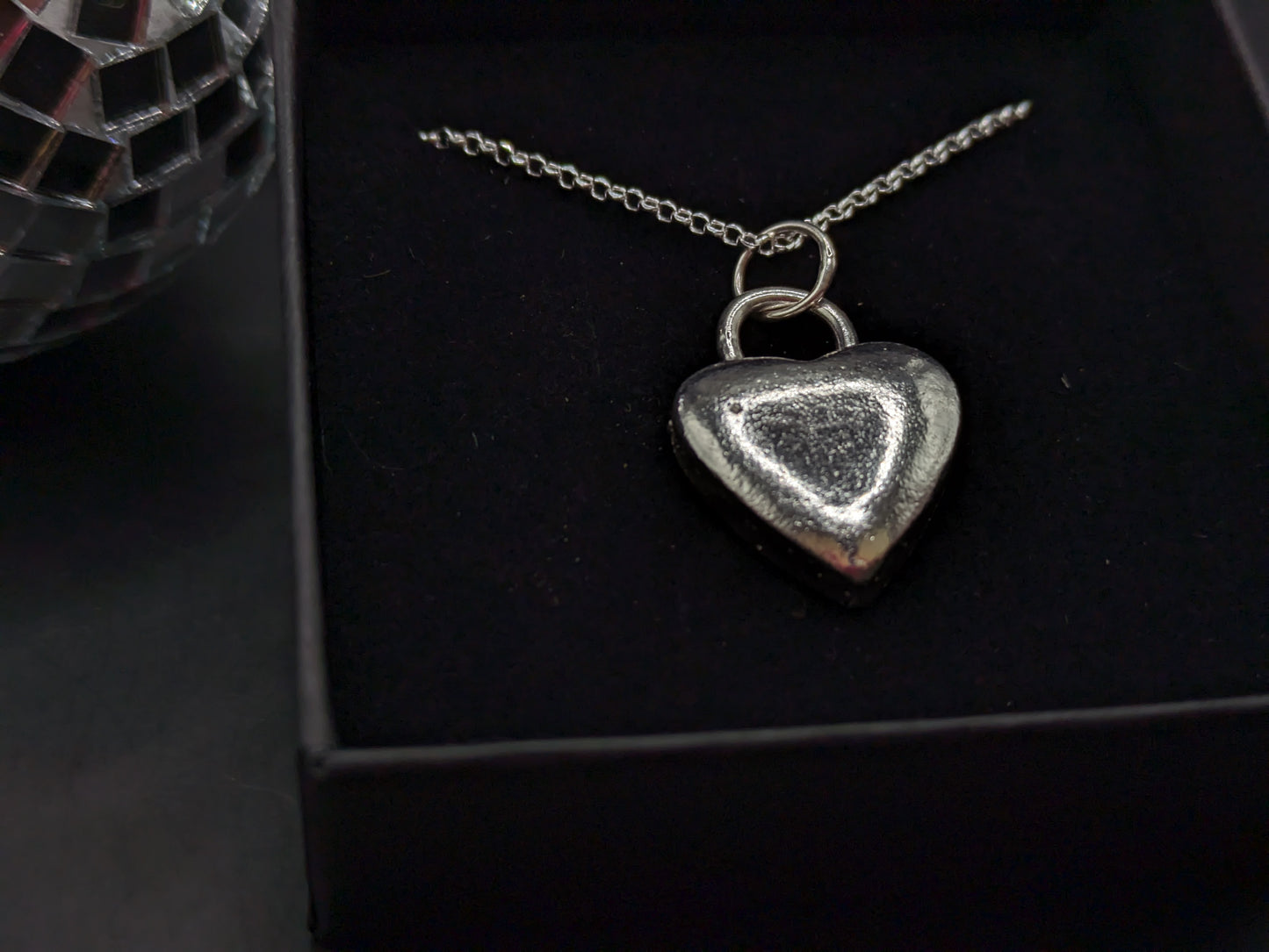 Solid Silver Heart Pendant