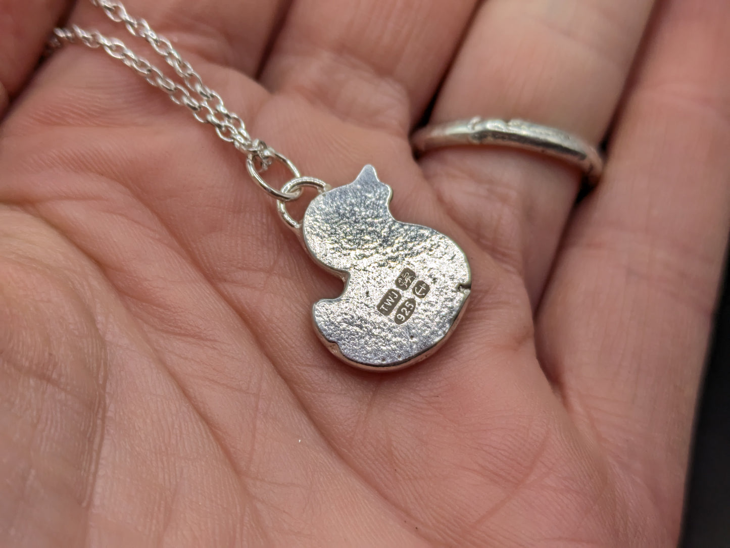 Sand Cast Duck Pendant