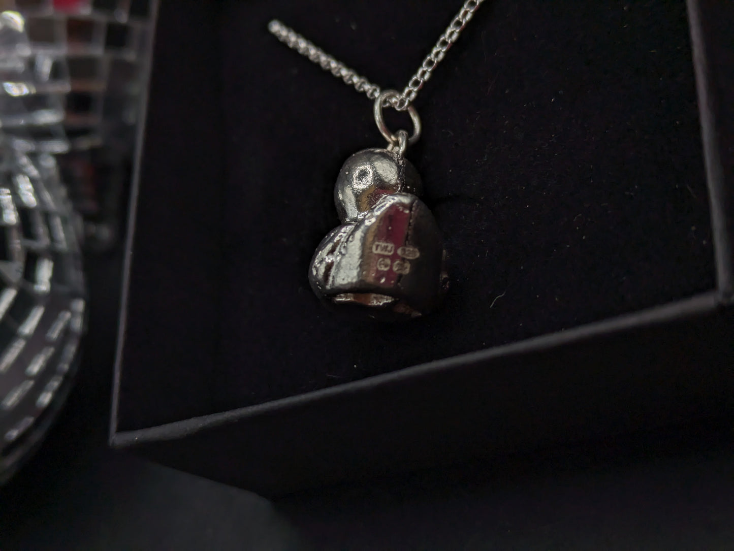 Sand Cast 3D Duck Pendant