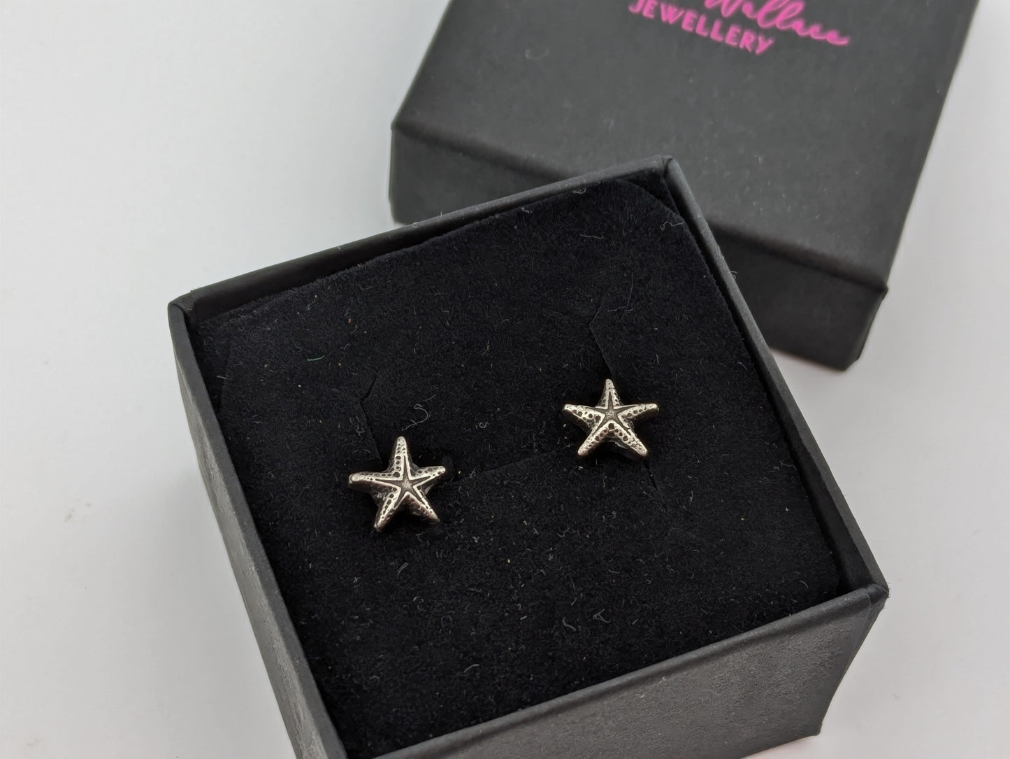 Sterling Silver Starfish Studs