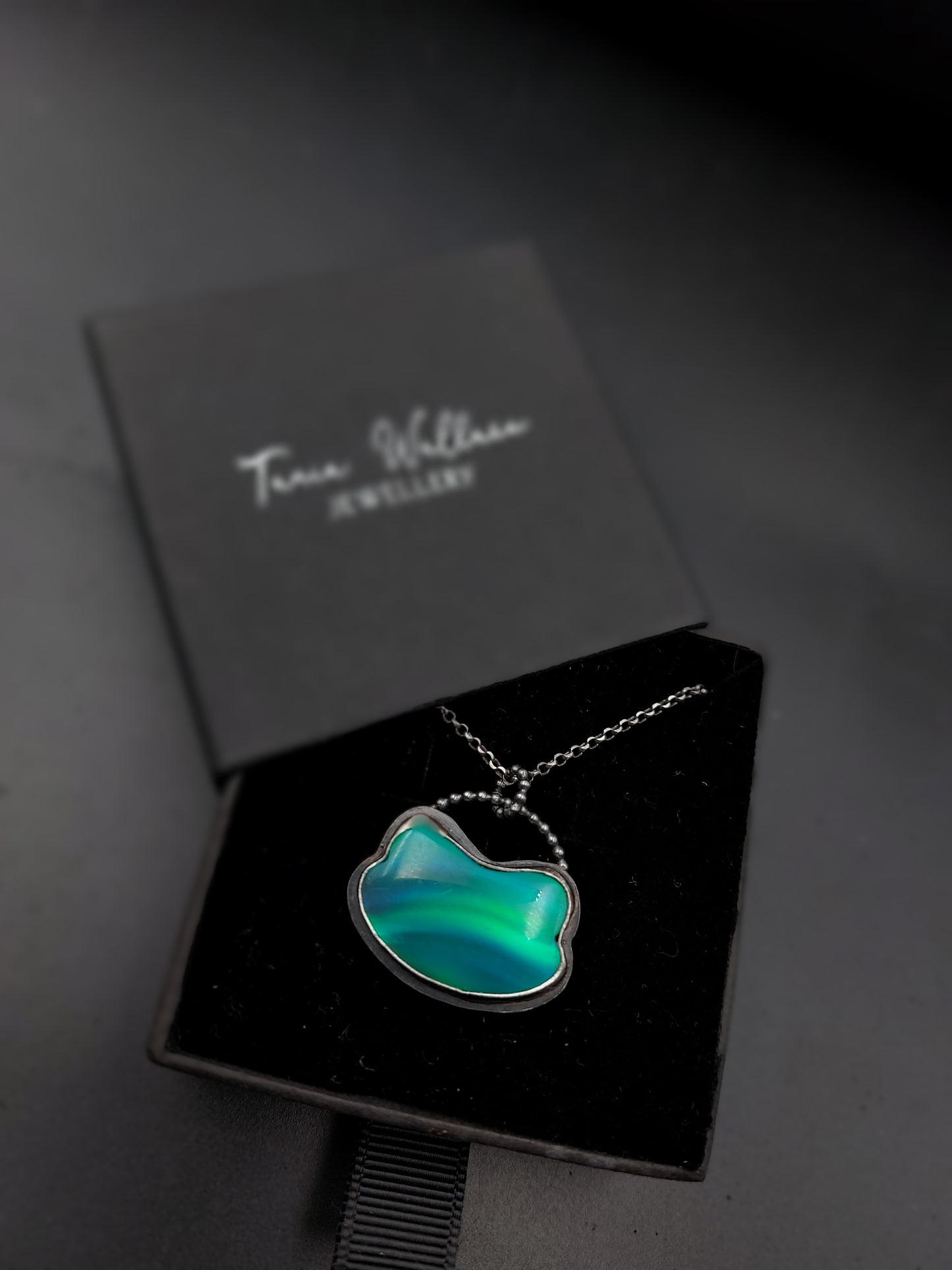 Aurora Opal Frog Pendant