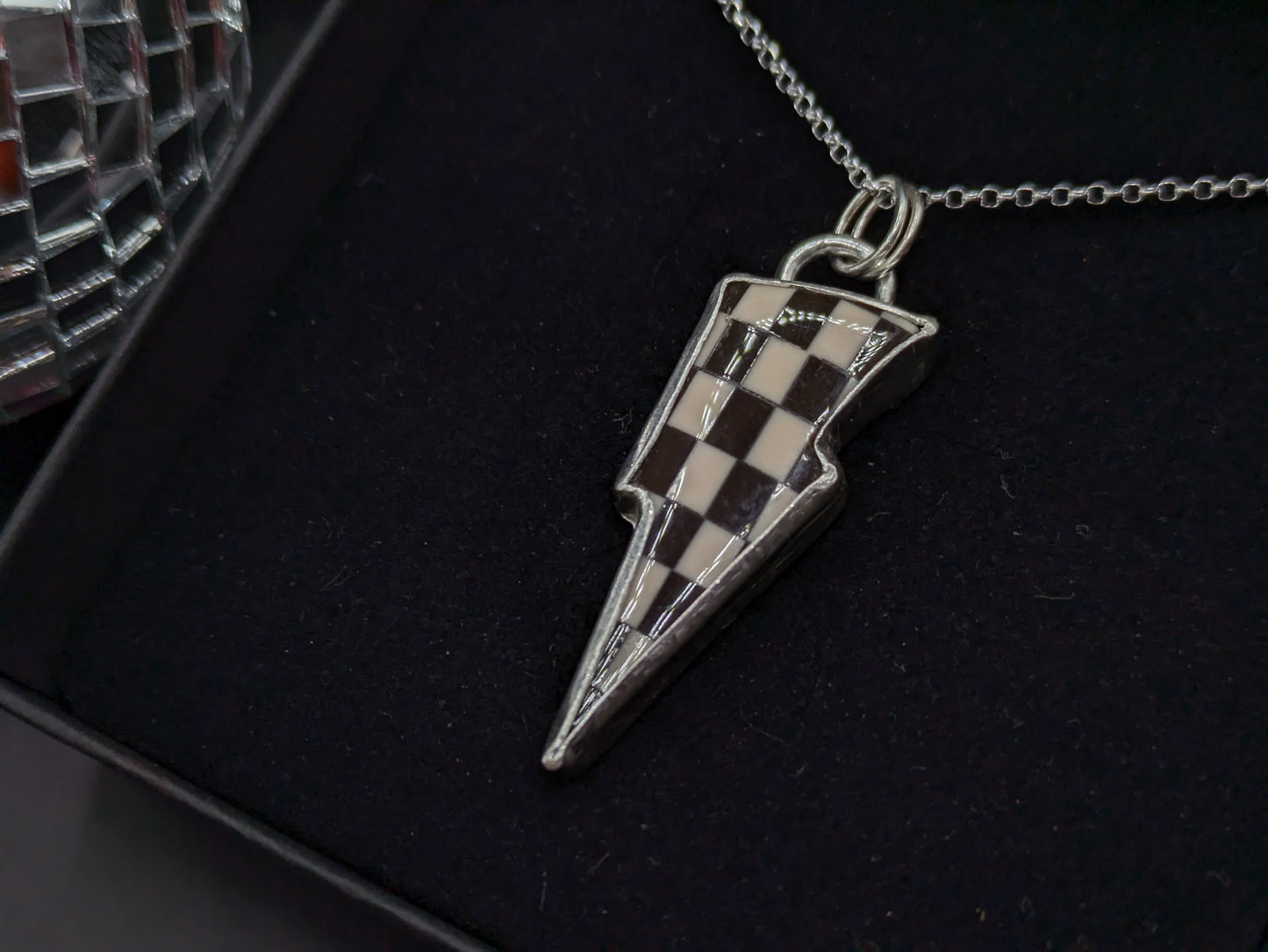Checkerboard Bolt Pendant