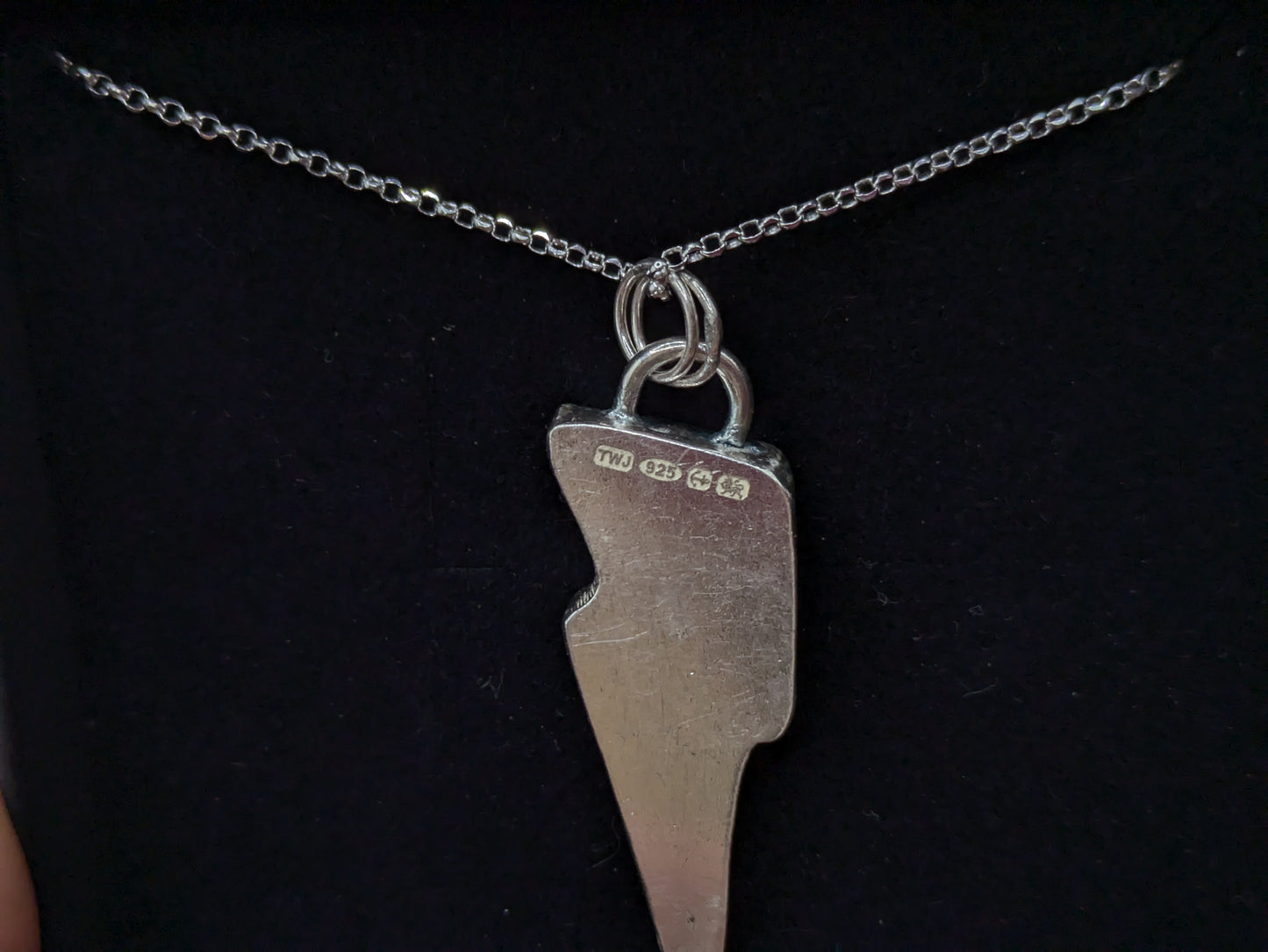 Checkerboard Bolt Pendant