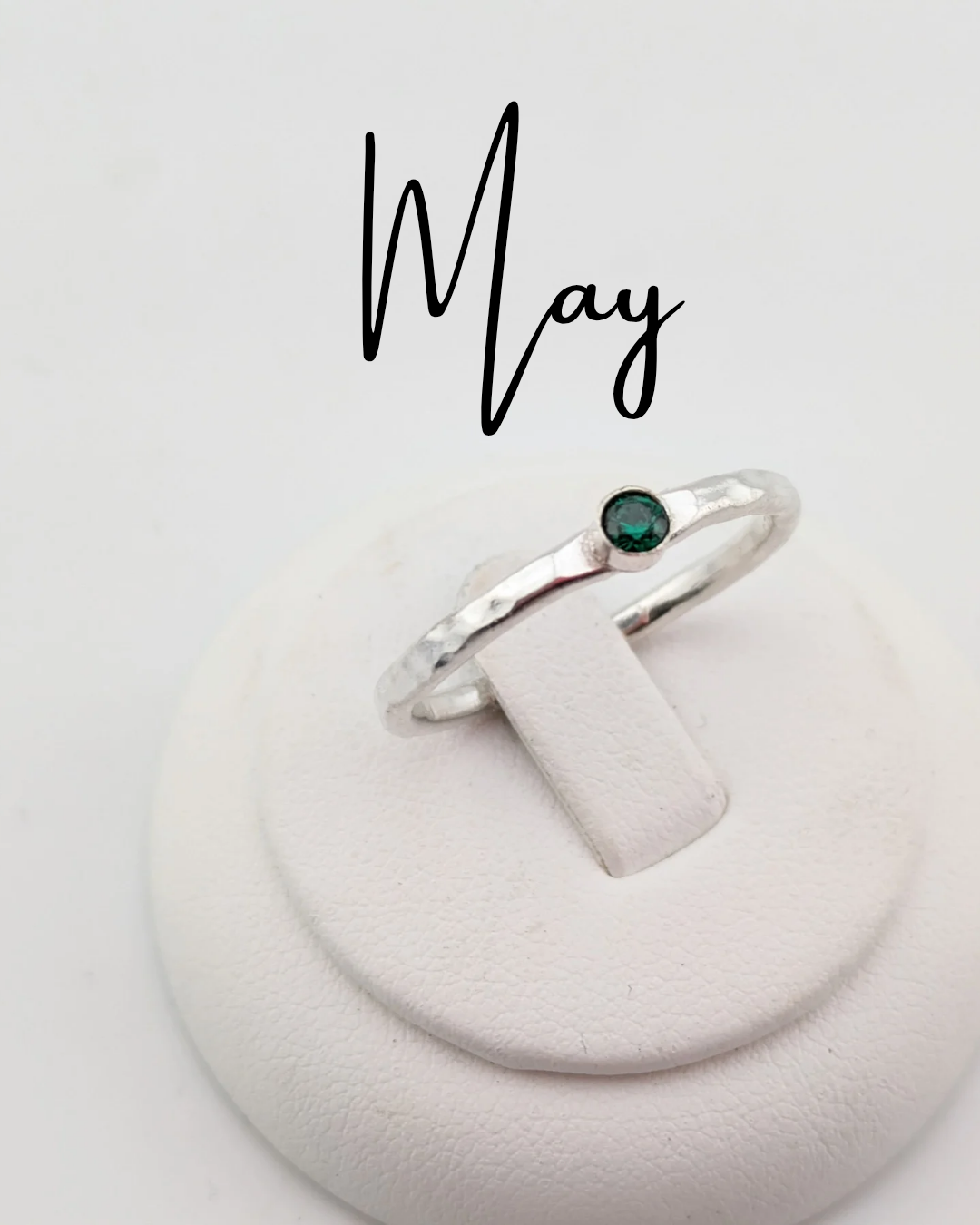 May birthstone ring