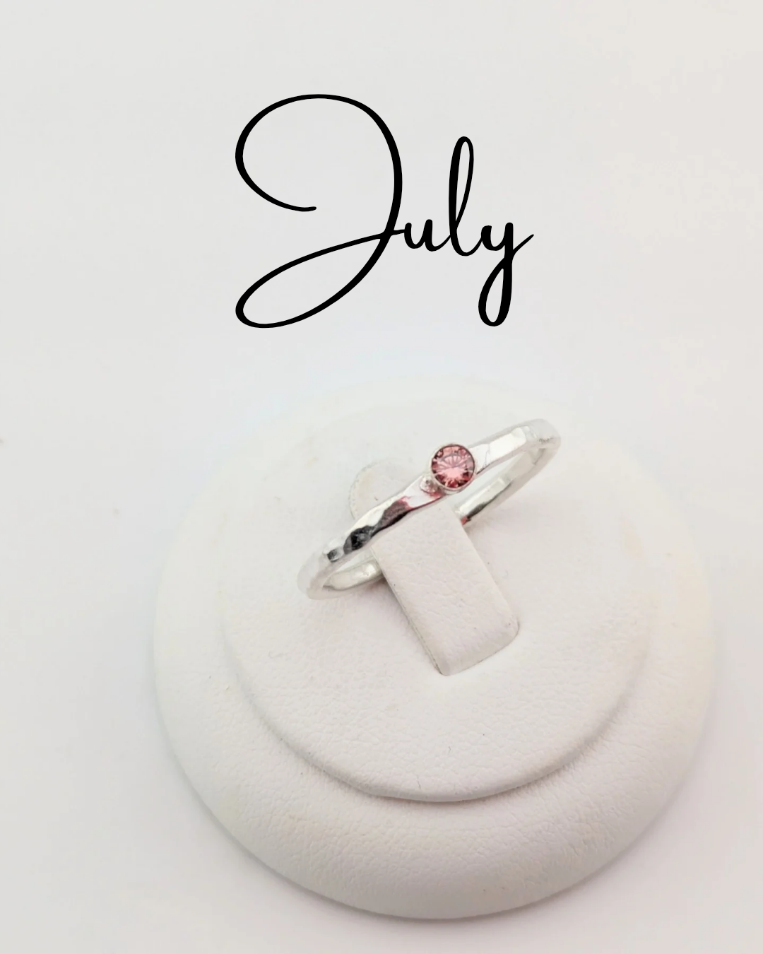 July birthstone ring