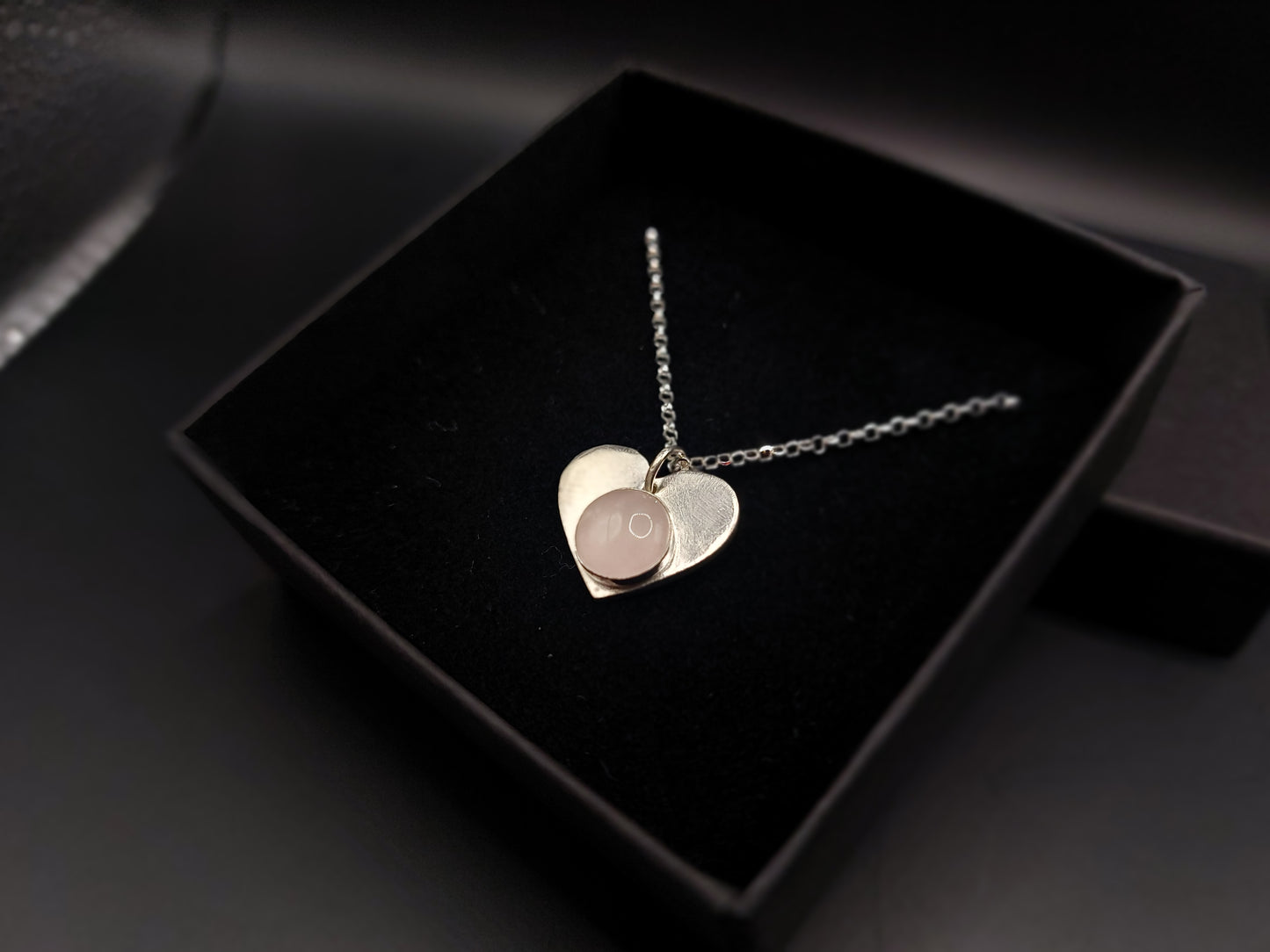 Rose Quartz Heart Pendant