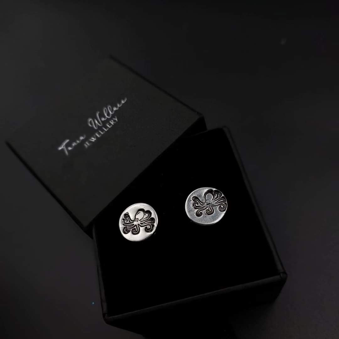 Large Octopus Studs