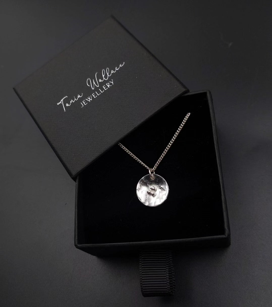 Classy Domed Silver Pendant