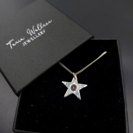 Mystic Topaz Star Pendant