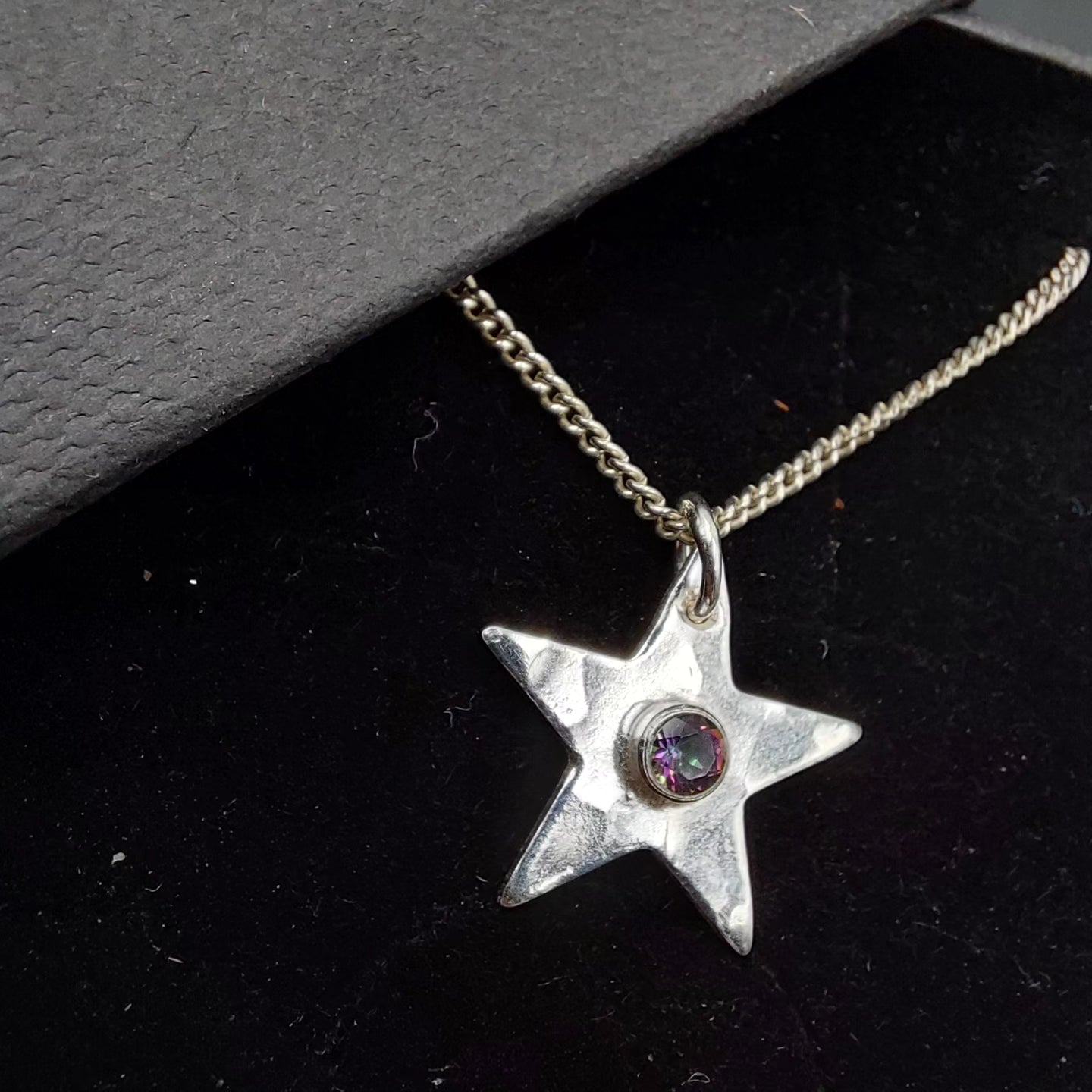 Mystic Topaz Star Pendant