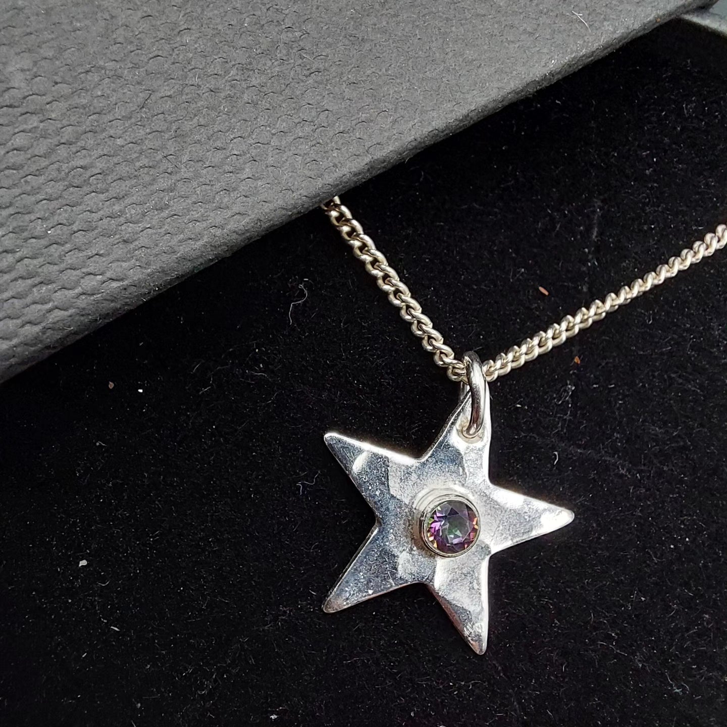 Mystic Topaz Star Pendant