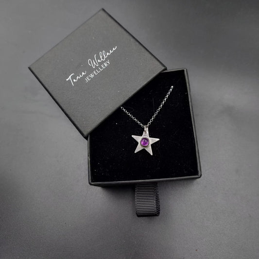 Amethyst Star Pendant