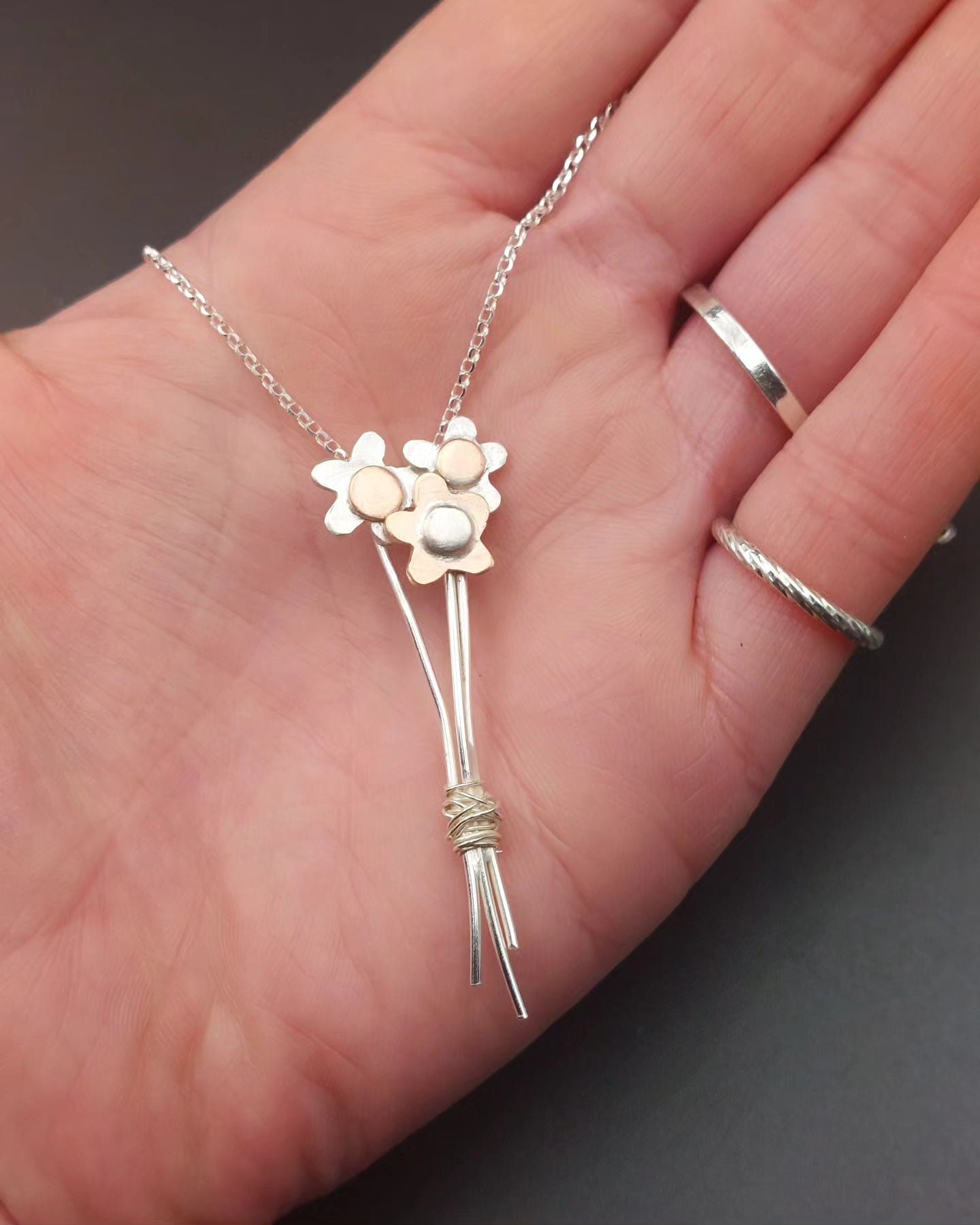 Bouquet of Flowers Pendant
