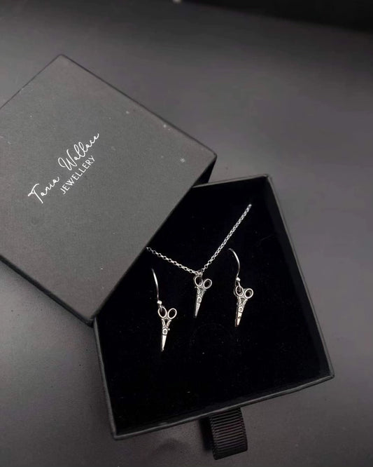 Sterling Silver Scissors Set