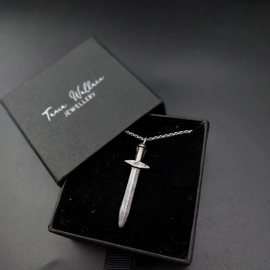 Sterling Silver Sword Pendant